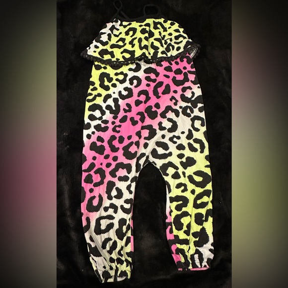 PixieLane Jumpsuit BUNDLE! 3 Colorful Animal Print Bodysuits - Picture 2 of 16